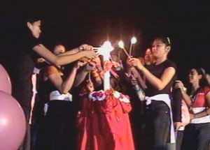 International AIDS Candlelight Memorial ceremony in Catbalogan, Samar