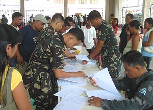 Mass Signing of Affidavit against the NPA in Oras, Eastern Samar