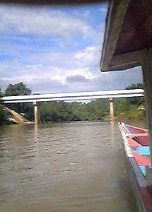 The Sto. Nio bridge in Gandara, Samar