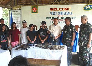 5 NPA surrendered to 14th IB in Oras, Eastern Samar
