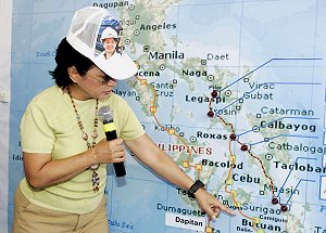 President Arroyo traces the RoRo route for Eastern visayas