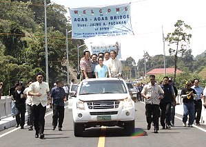 PGMA inauguration of Agas-agas bridge