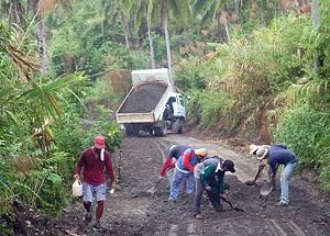 Provincial road rehab in Eastern Samar