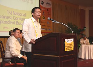 Senator Chiz Escudero at the Makati Business Club
