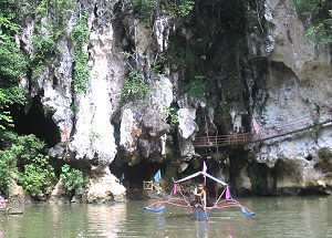 The Panhulugan cave in Basey, Samar