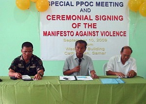 Samar Provincial Peace and Order Council Meeting