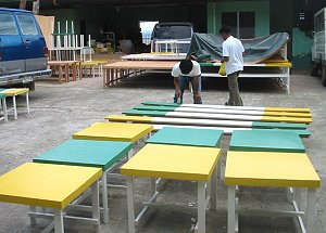 Chairs and tables for Samar public schools are provided by vice-governor Jesus Redaja