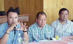 Defense secretary Teodoro during LMP conference in Ormoc City