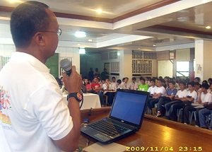 Governor Evardone during 1st Provincial Youth Congress on Climate Change