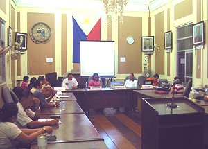 Samar provincial board of canvassers at the SP session hall