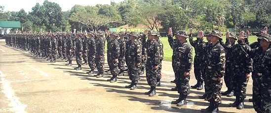 New army recruits of the 8ID.