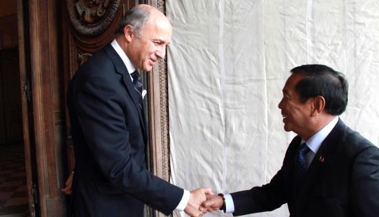 Jejomar C. Binay meets Laurent Fabius