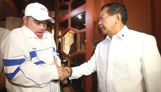 Alfredo Salmos meets VP Jejomar Binay