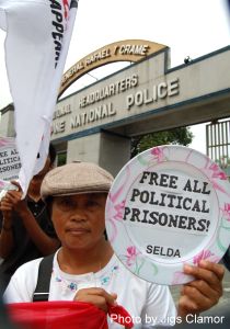 Free all political prisoners rally