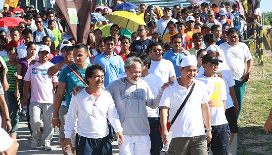 Saint Anthony of Padua pilgrims in Sulangan, Guiuan, Eastern Samar