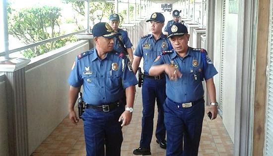 Region 8 police director PCSupt. Elmer Ragadio Soria at Allen ports in Northern Samar