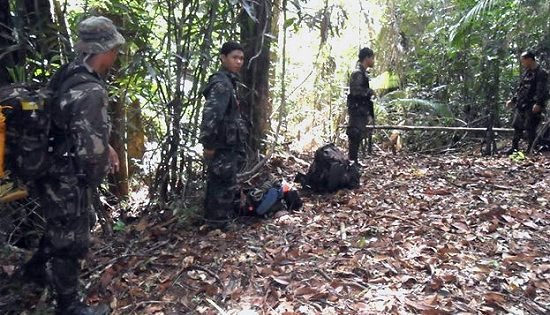 Seized NPA camp in northern samar