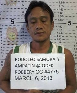 robbery suspect Rodolfo Samora