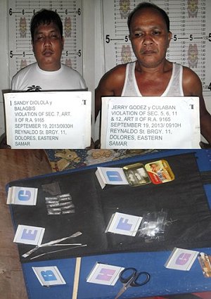 drug suspects from dolores, eastern samar