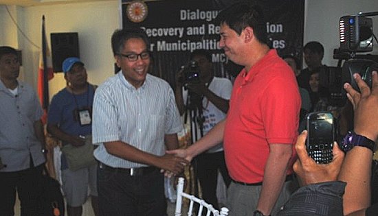 Mar Roxas meets Alfred Romualdez