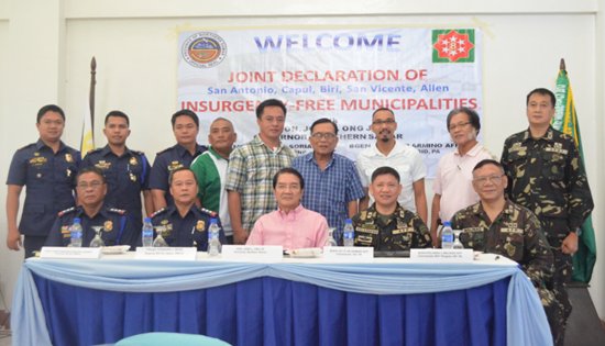 insurgency-free northern samar towns