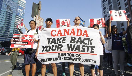 BasuRUN against Canadian toxic waste