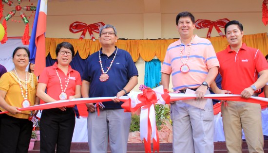 first disaster-resilient Little Red Schoolhouse in Tacloban