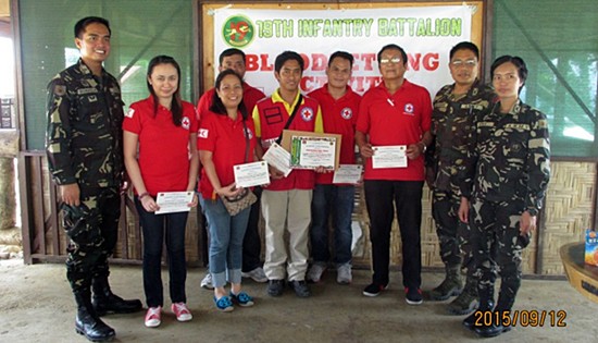 Red Cross bloodletting at 19IB