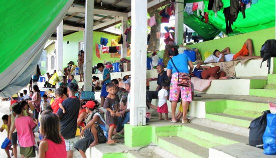 Surigao del Sur evacuees