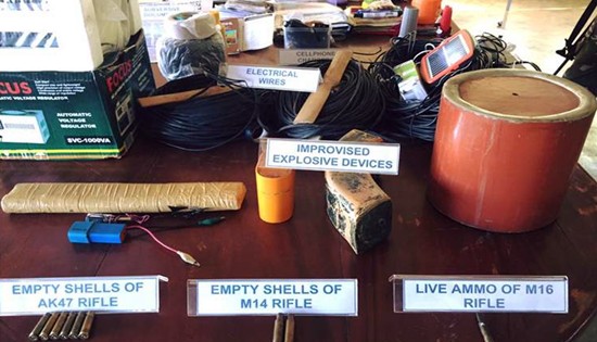 recovered IEDs from NPA