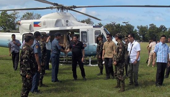President Duterte visits Hilongos Leyte bombming victims