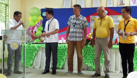 turn-over ceremony of the new classroom