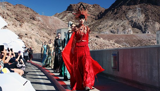 Jessica Minh Anh Hoover Dam catwalk