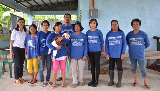 members of the Magbinuligon Bayanihan Association-Women in Development Association (MBA-WIDA)