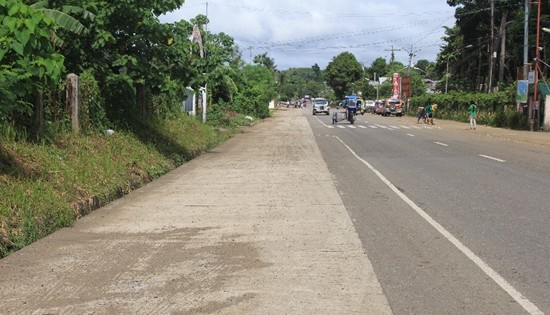 Road widening along Calbayog Airport