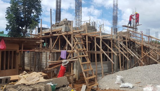 Construction of P25,373.00 2-storey 4-classroom at Naval National High School