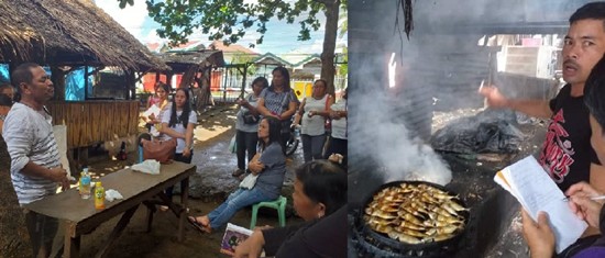 tinapa (smoked fish) training