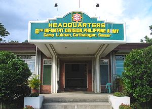 Headquarter of the 8th Infantry Division in Catbalogan