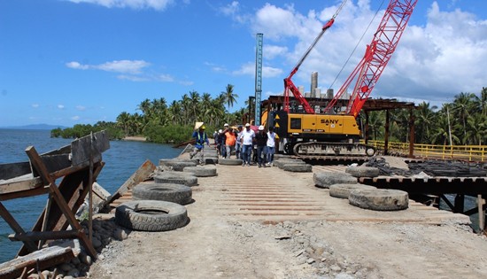 construction of Minuhang bridge