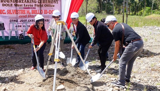 DOLE West Leyte Field Office groundbreaking