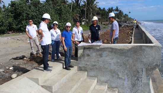 Dulag seawall project