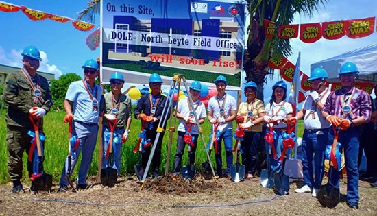 DOLE-8 groundbreaking ceremony