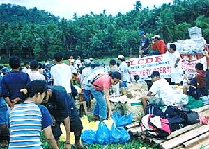 LCDE assistance to Palapag armed conflict victims photo