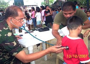 The Army's medical program in Southern Leyte