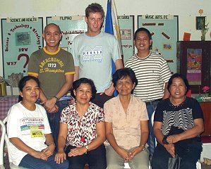Don Prisno with Balud School teachers