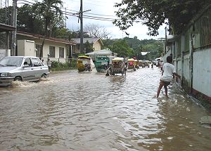Flood prone area in Catbalogan City