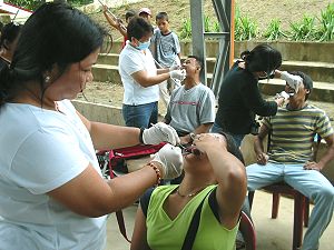 Dental missions in Samar