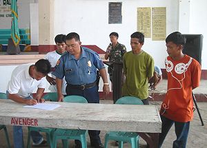 Signing of complaint affidavit against the NPA