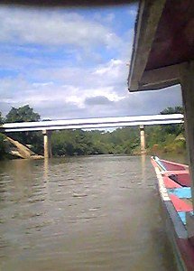 The Sto. Nio bridge in Gandara, Samar