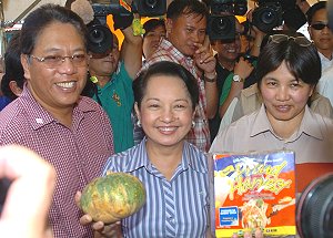 President Arroyo and PMS secretary Cerge Remonde